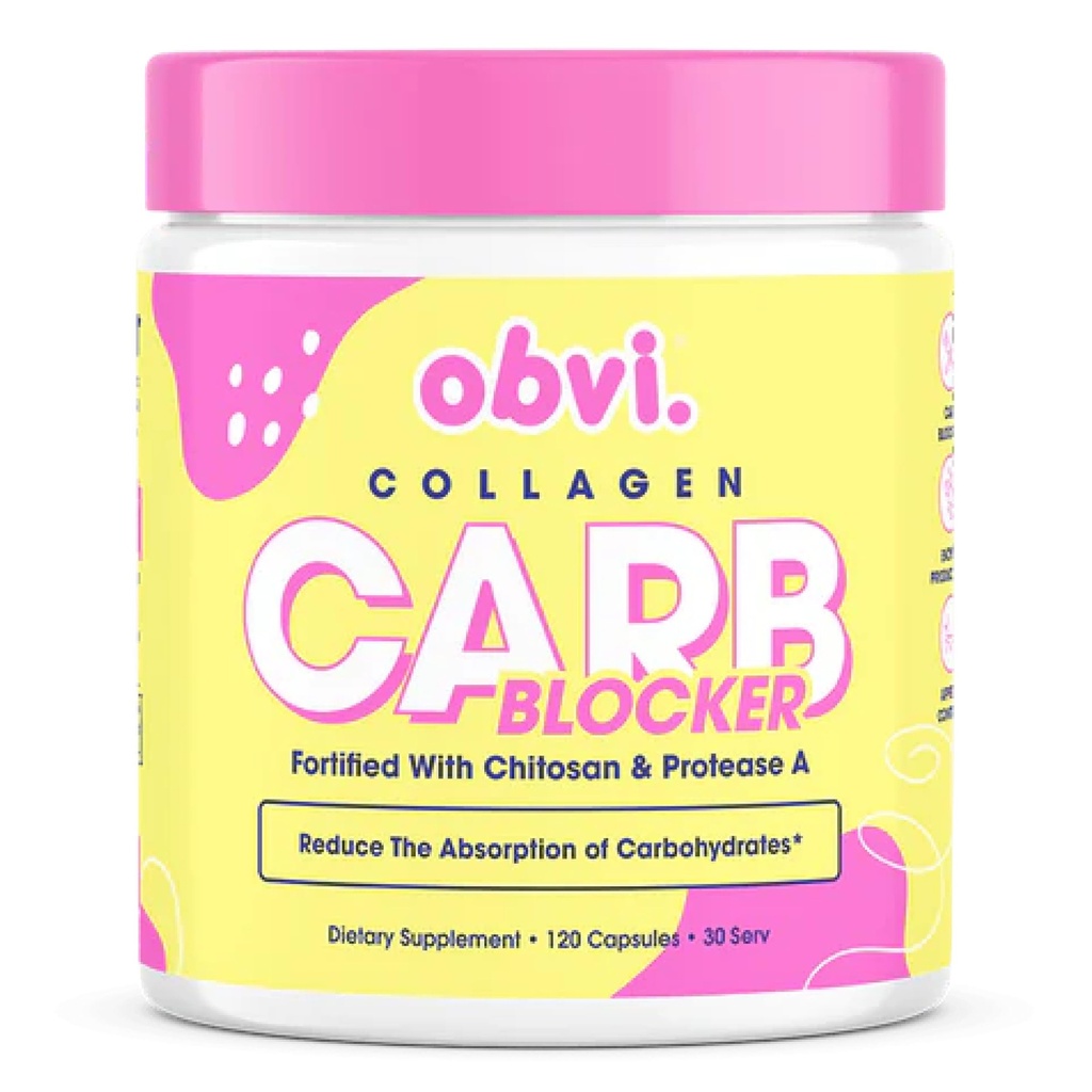 Obvi Guilt-Free Carb Blocker | Supporta gli obiettivi di fitness | Carb Absorption Blocker con White Kidney Bean Extract | 120 Capsule, 30 Serve