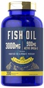 Carlyle Fish Oil 3000mg | 900mg Omega 3 | 200 Softgels | Limone aroma | Non OGM e Gluten Supplemento gratuito
