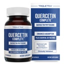 Quercetin Complete® Quercetin Phytosome con 50X ad alto assorbimento, Clinically Proven & Patented Quercefit – La forma più efficace di Quercetin – Migliorato con Bromelain, Zinc & Vitamin C (60 capsule)