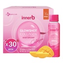 CJwellcare Innerb Glowshot Collagen (50.7 fl oz, 30 Serve) - Collage liquido marino per le donne, 3.000mg Peptidi di collagene, Collagen Shots per l'assorbimento elevato, Hair, Skin & Nails Supplement