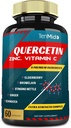 Estratto di Quercetina Capsule - Miscela Elderberry, Bromelain, Ginger, Sting Nettle, Echinacea, Pepe Nero e Altro - 60 Capsule, 2 Mesi di Alimentazione