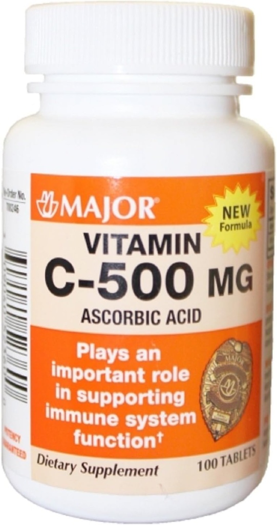 Maggiore vitamina C 500 mg - 100 Tabs (3 Pack)