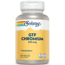Solaray GTF Chromium 200mcg - Pure Chromium GTF 200 mcg Supplemento, Supporta la funzione metabolica e la salute del corpo intero per gli uomini e le donne - 200 Vegan Capsule