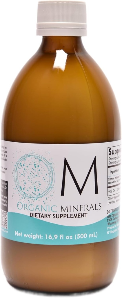 Ormus Organic Minerals 500 mL - Ormus Pure Premium - Concentrato - Minerali da acque profonde - Atlantiche - Monoatomic - 1 Unità
