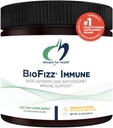 Progetti per la salute BioFizz Immune Powder - Vitamina C Drink Mix Supplemento con Bioflavonoidi, Zinco, 2000 IU Vitamin D + E - Fizzy Orange Flavor + Antiossidante Support (30 Serve / 120g)
