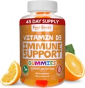 Feel Great Vitamin D Gummies for Adults | Tropical Flavored Vegetarian Chewable Vitamin D 2000 iu | Integratore di supporto immunitario | Gluten Free | 45 Day Supply