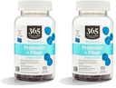 365 da Whole Foods Market, Gummies Probiotic Fiber 2 Bill Blue Raspberry, 60 Conte (Pack of 2)
