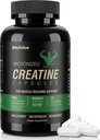 Micronized Creatina Monoidrato capsule, Creatina capsule Supplemento per muscolo, resistenza, prestazioni, energia, recupero, senza glutine Creatina per le donne e gli uomini, 100Capsules (20 Serve)