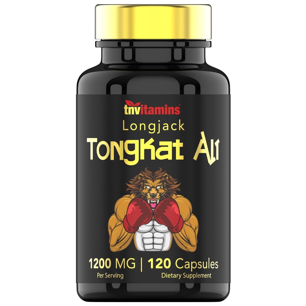 Tongkat Ali per gli uomini: 1200 mg x 120 capsule | Conosciuto anche come radice di Longjack | 100% All-Natural & Ultra Potent Tongkat Ali Supplemento | Energia, Potenza, Forza, Performance atletica, & Sport Nutrition