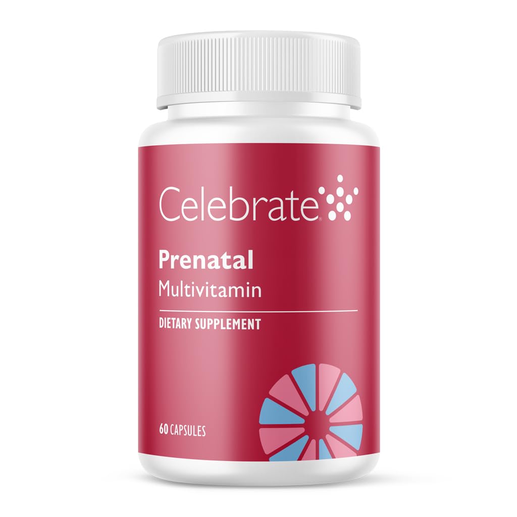 Celebrare le vitamine Bariatric Prenatal Multivitamin Capsule con Folate (acido folico), Vitamina A, Ferro, Iodio e Choline, per Roux en Y e Maniche Gastrectomy pazienti, 60 Conte