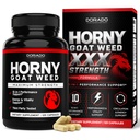 Arrapato Goat Weed for Men and Women - [Maximum Strength 1590mg] Maca, Ginseng, L-Arginina, Tribulus - Premium Hornygoatweed - Icariin Epimedium For Men - 3rd Party Tested - USA Made - 120 Count