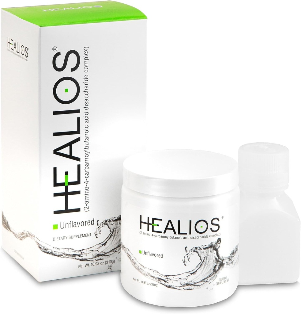 Healios non aromaed salute orale e supplemento dietetico, forma di polvere, naturale origine L-Glutamina Trehalose L-Arginina, 10.93 once