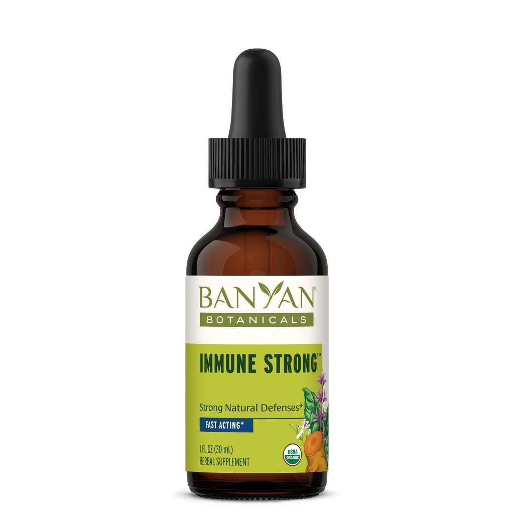 Banyan Botanicals ImmuneTM Strong Liquid Extract - Supporta un sistema immunitario sano* - Sostenibilmente Source, Certificato Organico, Fairly Traded
