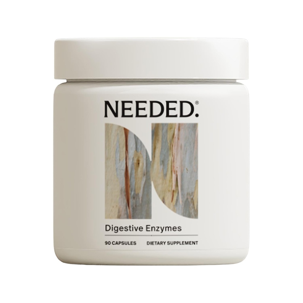 Ne ho bisogno. Supporto enzimi digestivi - Supporto giornaliero di enzimi essenziali per il sollievo di Bloating - 90 capsule con 14 enzimi digestivi