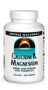 Fonte Naturals Calcium & Magnesio, Aminoacido Complesso con vitamina D-3, 300 MG - 250 compresse