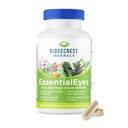 Ridgecrest Herbals EssentialEyes, Integratori Natural Eye Vitamin, Contiene Lutein, Zeaxanthin, Estratto di Bilberry, Supporta la salute dell'occhio e della visione (120 Vegan Caps, 30 Serv)