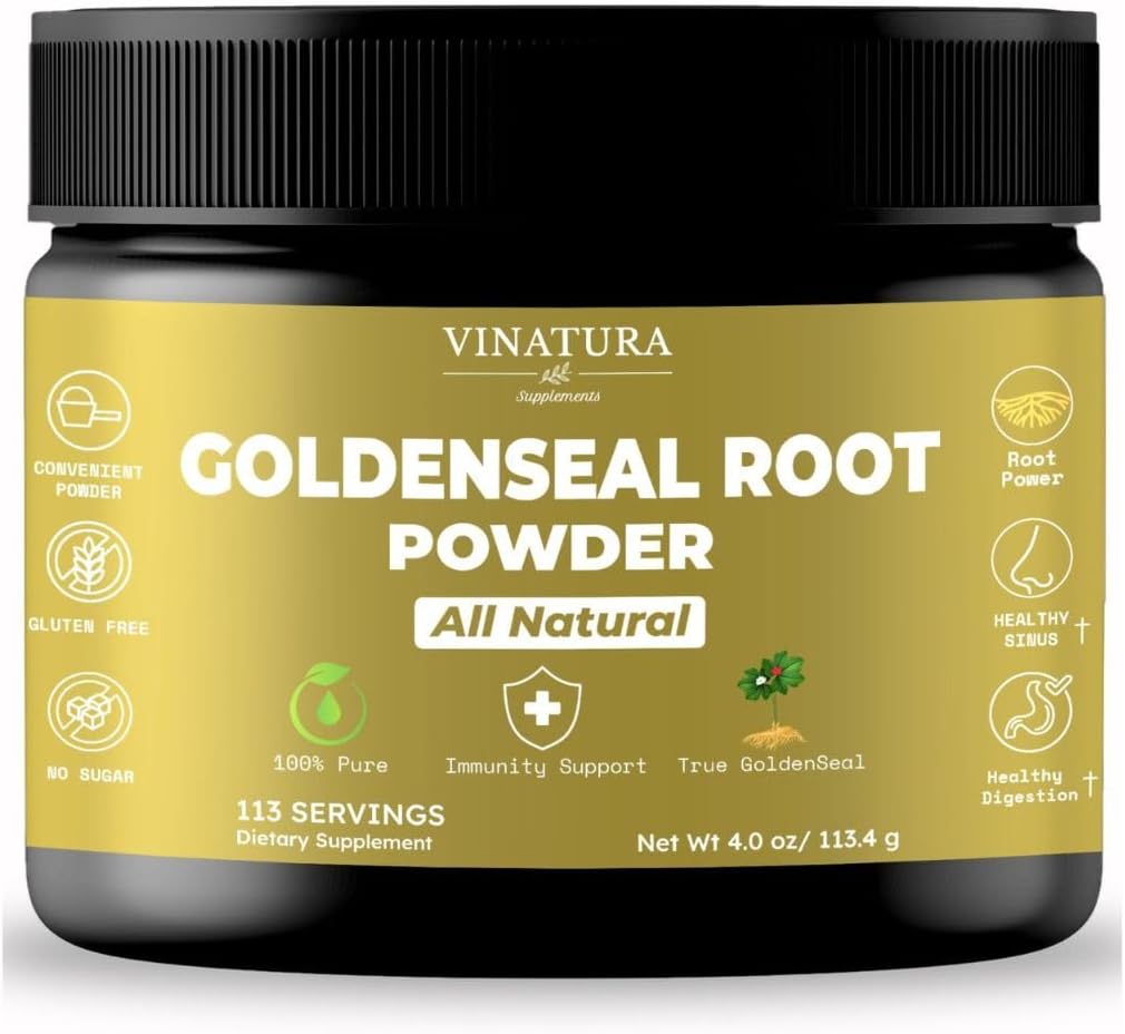 Polvere di radice dorata - 4 oz, 113 Serve *Usa fatta & provata* Pure naturale d'oro del supplemento della radice
