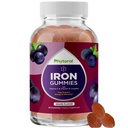 Gummie Naturali di Ferro Multivitaminico per Adulti - Vitamine di Gomma Adulti con Ferro ed Energia Boost B Vitamine Complesse - Integratore Di Gomma e Chiarezza Mentale Focus Multivitamin