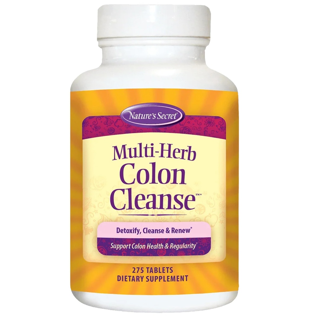 Natura Segreto Multi-Herb Colon Cleanse, 275 compresse