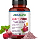 Capsule di radice di barbabietola fineLand | Supporto di pressione sanguigna 10.000mg Equivalente per Serving | 20:1 Extract,120 capsule vegane – Sistema immunitario, Circolazione e salute del cuore – Non OGM, Made in USA