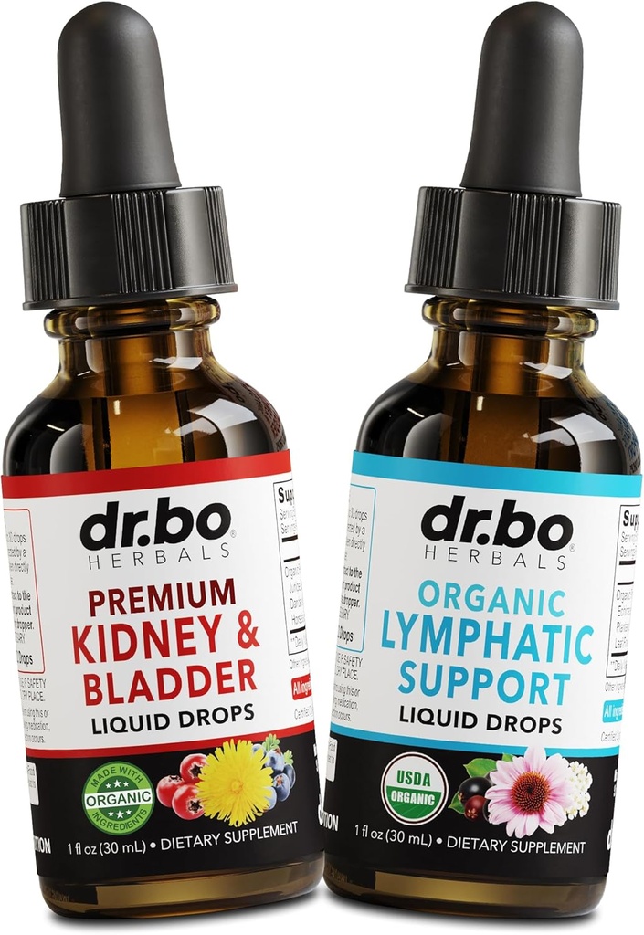La vescica del rene e gli integratori di drenaggio linfatico Gocce - Integratori della vescica del rene Gocce & Supporto linfatico Liquid Cleanse - Renal Cleanse Detox Urinary Tract Lymph System
