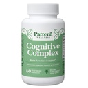 Pattern Wellness Cognitive Complex Supplemento – Supporta Memoria, Focus, Clarity mentale e Salute cerebrale – Mane del leone, Bacopa, B Vitamine – 60 capsule vegetariane