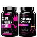 Bruciatore grasso di pancia e appetito Suppressant - perdita di peso Bundle per le donne - 1 mese di fornitura