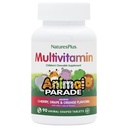 Natures Plus Animal Parade Children's Chewable Multivitamin - 90 Compresse Animal-Shaped - Natural Assorted Flavors - Vegetariano, Gluten Free - 45 Serve
