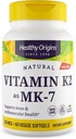 Vitamina K2 100 mcg (MK-7, Non OGM, Gluten Free, Supporto cardiovascolare, Supporto Bone), 60 Gel Veggie