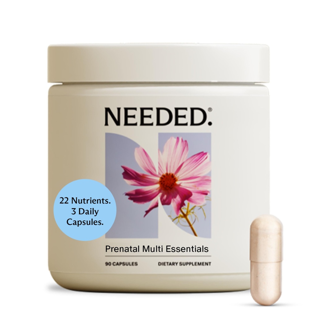 Ne ho bisogno. Multivitaminico per Prenatal | Prenatal Multi Essentials Capsule - Gravidanza, Al seno, Postpartum | Testato esperto e terze parti, | Alimentazione di 30 giorni