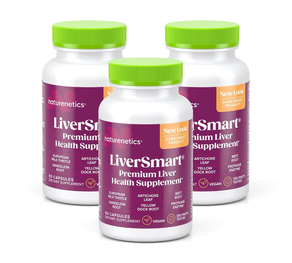LiverSmart - Liver Cleanse & Repair Formula con il cardo europeo del latte, Silymarin, Artichoke, Dandelion, Radice del dock giallo, Radice della barbabietola - Supplemento ad aiuti, Rinnova e Support Liver Health (3)