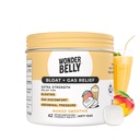 Wonderbelly Bloat + Gas Relief, Compresse da masticare ad alta resistenza, con 125 mg Simethicone, No Talc o Dye, Mango Smoothie, 42 Conte