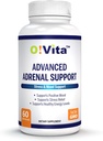 Supporto adrenale avanzato con Ashwagandha, Panax Ginseng, Supporta la salute surrenale Gland 2-Month (60 capsule non OGM)
