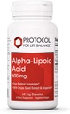 Protocollo Acido alfa lipoico 600mg - Estratto di semi d'uva e bioperina - 60 tappi di veg