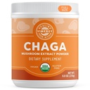 Vimergy USDA Organic Wild Chaga Mushroom Extract Powder, 166 Servings – Ideale in Chaga Tea, Caffè, Smoothies – Supporto cardiovascolare - Kosher, Vegan, No Gluten, Paleo - Pure Chaga, No Fillers (250g)