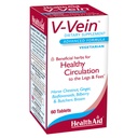 SaluteAid V-Vein, Nutrienti Beneficiali per Circolazione sana per Gambe e piedi, 60ct, Una volta Quotidiano, Contiene Ginkgo, Seme di Uva, Vitamina C e Bilberry, Vegan