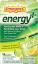 Emergen-C Energy+, con vitamine B, vitamina C e caffeina naturale dal tè verde (18 conte, aroma di acai di mirtillo) Miscela di bevanda dietetica, 0,3 confezioni di polvere di oncia