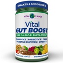Vital Planet - Vital Gut Boost Powder di Brenda Watson, PBS Gut Check Hope Supplement con fibra 35, Omega 3 olio, probiotici e enzimi digestivi, 8.1oz, 230 grammi, 30 Serve