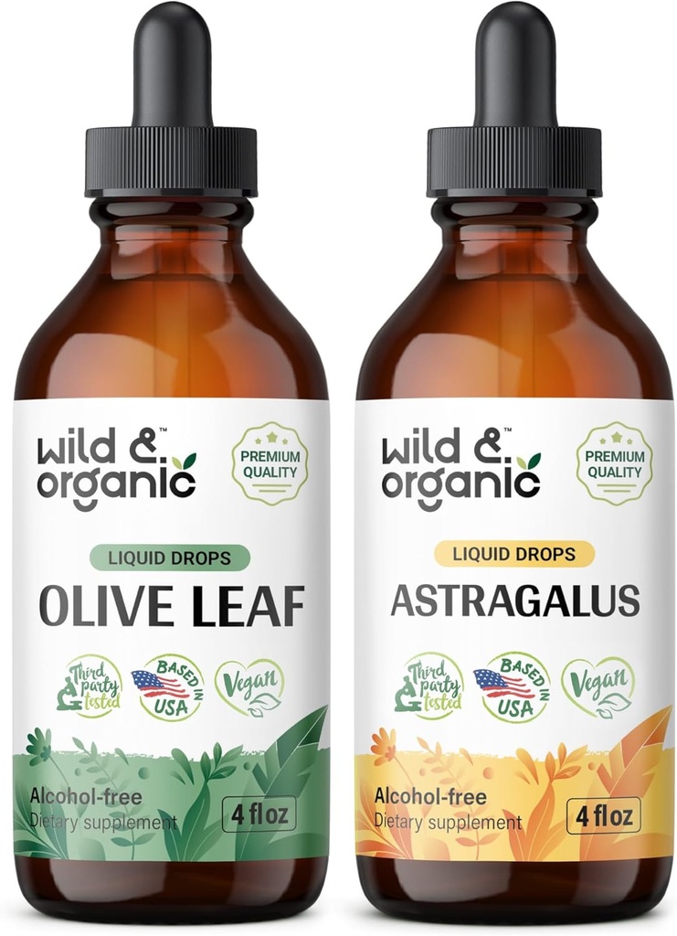 Leaf Tincture 4 fl oz & Astragalus Tincture 4 fl oz