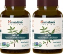 Integratore di erbe del Neem organico dell'Himalaya, per l'acne mite e pelle chiara, purificante, ayurvedic, USDA certificata organico, non OGM, Vegan, 600 mg, 60 Caplets basati sulle piante, 2 Pack