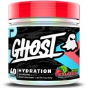 GHOST Hydration, Kiwi Strawberry, 40 Serv, Polvere di elettrolito - Bere miscela supplemento con magnesio, potassio, calcio, vitamina C & Taurina per energia e resistenza - Vegan, senza soia, zucchero e glutine