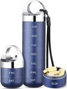 Organizzatore di viaggio del metallo di Zannaki, scatola di pillole settimanali impermeabile portatile, contenitore di cassa della grande lega di alluminio, BPA Free 7 giorno dell'organizzatore di medicina quotidiana per la vitamina, olio di pesce, supplemento