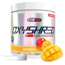 EHP Labs OxyShred Pre Workout Powder - Polvere pre-allenamento con L Glutamina & Acetyl L Carnitina, Energy Boost Drink - Mango, 60 Serve