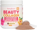 Beauty Collagen Powder-5 Tipi di collagene idrolizzato, Moss del mare, Biotina, Keratina, Acido ialuronico, Vitamina C e Probiotici–Aria, Pelle, Unghie- Tutto Naturale, Made in USA-45 Servings- Cioccolato