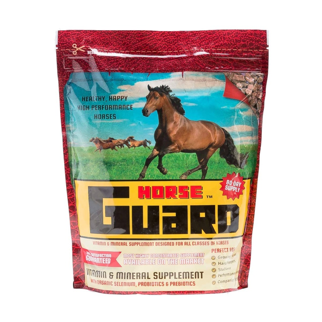 Guardia di cavallo 10 lb, supplemento minerale di vitamina Equina con selenio organico & vitamina E