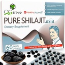 Natural Pure Shilajit Tablet Analog Raw Resina Mumiyo Dry Drops 60 compresse - 200mg 100% Himalayan Supplement con 85+ Trace Minerals for Energy & Metabolism, Immune Support - Ideale per uomini e donne