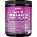 ZEBORA Multi Collagen Peptides Polvere per le donne – Peptidi di collagene idrolizzati con Probiotici D-Mannose & Donna – Supporta pelle, capelli, unghie e salute del tratto urinario, non aromatizzata, 35 Serve