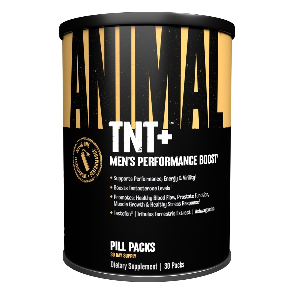 Animali TNT+ - Supporto maschile, supporto alla prostata, supporto adaptogen & Stress, ossido nitrico
