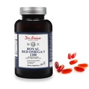 Dr. Brian Royal Red Omega 3 1200, Fish Oil Supplement con EPA e DHA Omega3 Fish Oil Contiene vitamina D, E Omega-3 Supporto per la salute fisica - 90 Gel Morbidi