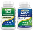 Migliori naturali IP-6 510 mg & vitamina K2 (MK7) con D3